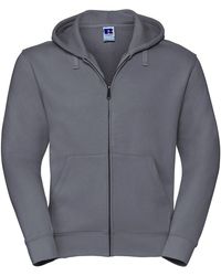 Russell - Authentic Full Zip Hoodie (Convoy) - Lyst