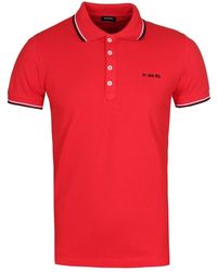 DIESEL - Polo Shirt T-Randy Broken Logo - Lyst