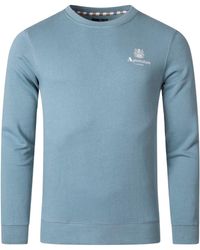 Aquascutum - Active Logo Sweatshirt Cotton - Lyst