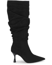 KG by Kurt Geiger - Suedette Autumn Slouch Knee Boots - Lyst