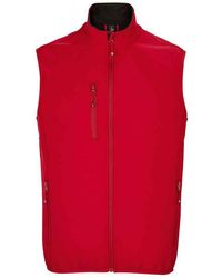 Sol's - Falcon Softshell Recycled Body Warmer (Pepper) - Lyst