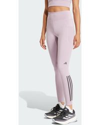 adidas Originals - Dailyrun 3-Stripes 7/8 Leggings - Lyst
