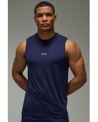 BoohooMAN - Active Performance Regular Fit Tank - Lyst