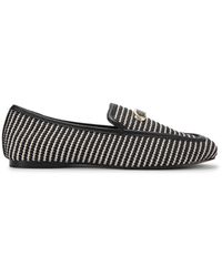 Steve Madden - Ridgeview Raffia Loafers Fabric - Lyst