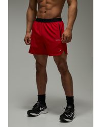 BoohooMAN - Active Perforated Stretch Woven Regular Fit 5Inch Short - Lyst