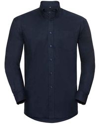 Russell - Collection Oxford Easy-Care Long-Sleeved Formal Shirt (Bright) - Lyst