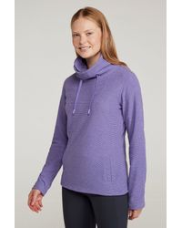 Mountain Warehouse - 'Hebridean' Cowl Neck Fleece Sweater With Front Pockets Breathable - Lyst
