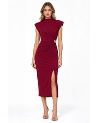 Busem - Half Turtleneck Midi Dress - Lyst