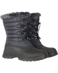 Mountain Warehouse - 'Whistler' Snow Boots Faux Fur Proof Winter Skiing Shoes Textile - Lyst