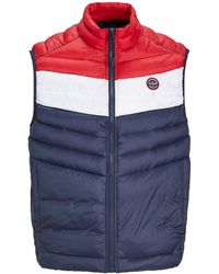 Jack & Jones - Sleeveless Zip-Up Gilet Jacket - Lyst