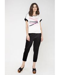 Conquista - Tie Detail Trousers - Lyst