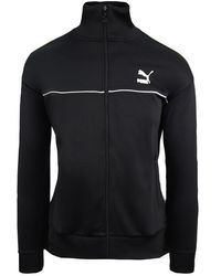 PUMA - Zip Up Track Jacket Long Sleeve Top 595943 01 - Lyst