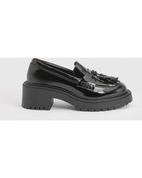 Boohoo - Wide Fit Chunky Tassel Loafer - Lyst