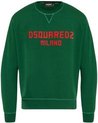 DSquared² - Milano Logo Cool Fit Sweatshirt Cotton - Lyst