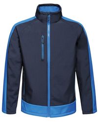 Regatta - Contrast Three Layer Printable Soft Shell Jacket /New Royal) - Lyst