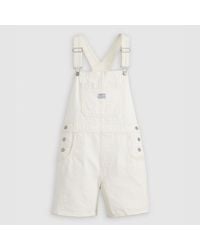 Levi's - Levi's Solid Patterned Utility Overall Shortall - Lyst