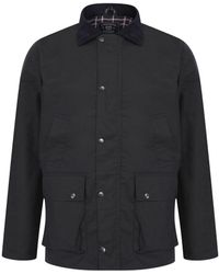 Kensington Eastside - Cotton Wax Jacket With Corduroy Collar - Lyst