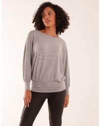 Blue Vanilla - Cut And Sew Batwing Top - Lyst