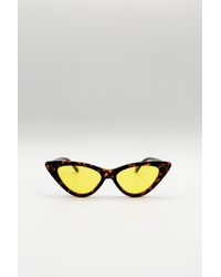 SVNX - Tortoiseshell Cat-Eye Sunglasses With Lense - Lyst