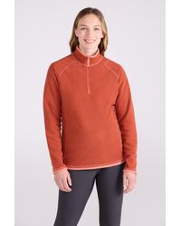 Mountain Warehouse - 'Montana' Microfleece Jacket Half Zip Breathable Quick Dry Sweater - Lyst