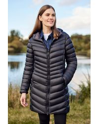 Mountain Warehouse - 'Florence' Long Padded Jacket Water Resistant Winter Coat Polyamide - Lyst
