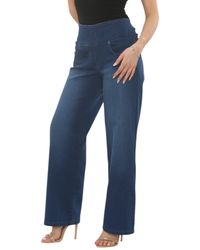 MYT - Tummy Control Wide Leg Jeans - Lyst