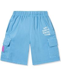 ANTI SOCIAL SOCIAL CLUB - Anti Social Club Assc Mind Games Sweatshorts - Lyst