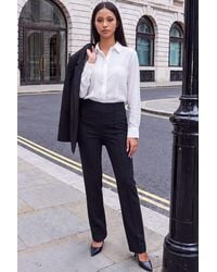 Roman - Petite Pintuck Premium Stretch Trouser - Lyst
