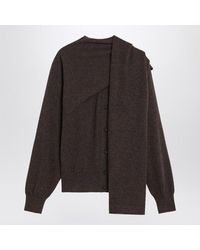Ferragamo - Clay Melange Cashmere Cardigan - Lyst