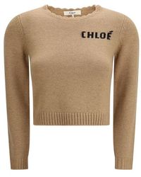 Chloé - Wool Sweatshirt - Lyst