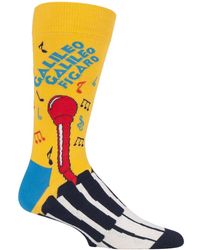 Happy Socks - Official Licensed Rock Queen Colour Block Patterned - Lyst