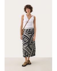 Part Two - Rok A-Shape After Midnight Graphic Stripe Dark - Lyst