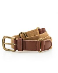 Asquith & Fox - Faux Leather And Canvas Belt - Lyst