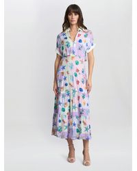 Gina Bacconi - Liv Seashell Print Shirt Dress - Lyst