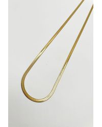 SVNX - Slim Snake Chain Necklace - Lyst