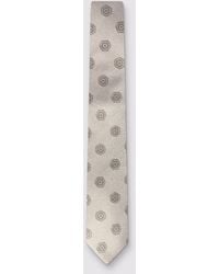 Alexandre Silver Label - Hexagon Medallion Tie - Lyst