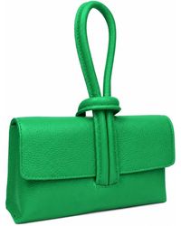 Woodland Leathers - Italian Leather Clutch Bag, Convertible Crossbody Shoulder Wristlet Purse - Lyst