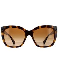 Ralph Lauren - By Butterfly Shiny Sponged Havana Gradient Sunglasses - Lyst