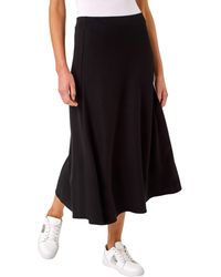 Roman - A-Line Pull On Stretch Skirt - Lyst