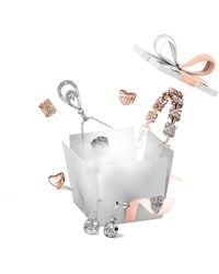 Myc Paris - 13 Juwelen Und 11 Überraschungsperlen Für Den Selbstgemachten Adventskalender – Silber, Roségold, Und Kristall - Lyst