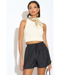Gini London - Elasticated High Waisted Shorts - Lyst