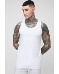 BoohooMAN - Tall Regular Fit Basic Vest - Lyst