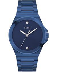 Guess - Vinyl Watch Gw0833G1 Stainless Steel - Lyst
