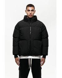 Good For Nothing - Zip Through Funnel Neck Puffer Jacket - Lyst