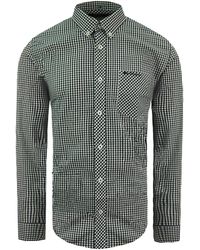 Ben Sherman - Oxford Zwart/wit Overhemd - Lyst