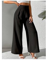 Everyday the Label - Hose Mit Weitem Bein Und Hoher Taille - Lyst