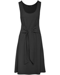 Conquista - A Line Dress With Tie Waist - Lyst