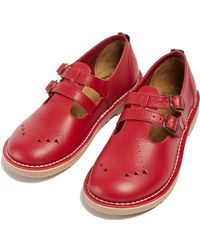 Pod - Marley Leder Damen Rote Schuhe - Lyst
