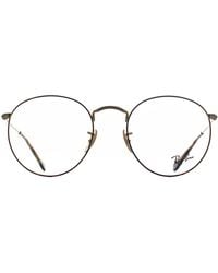 Ray-Ban - Round Havana On Rx3447V Metal - Lyst