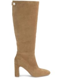 Carvela Kurt Geiger - Suede Jackpot Knee Boots - Lyst
